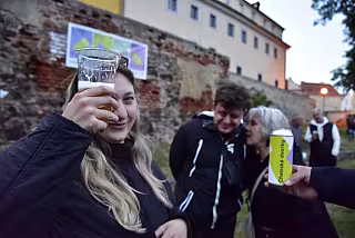 Pracovníci festivalu na koncertu